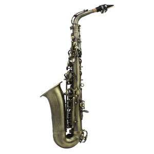 Finition Antique de haute qualité Eb e-flat, Saxophone <span class=keywords><strong>Alto</strong></span>, coque de Saxophone, clé de sculpture à motif, Instrument de coupe en bois - Product Image 1