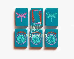 ชุดไพ่นกกระจอก 4 <span class=keywords><strong>ค</strong></span>น <span class=keywords><strong>แบ</strong></span>บอเมริกันหรูหราทันสมัย วาดลายด้วย<span class=keywords><strong>ม</strong></span>ือ ลายบลูอายแจ็<span class=keywords><strong>ค</strong></span> อะ<span class=keywords><strong>ค</strong></span>ริลิ<span class=keywords><strong>ค</strong></span> ปลอดสารพิษ ขนาดใหญ่พิเศษ 4 ชั้น - Product Image 6