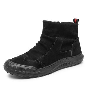 Stivali da <span class=keywords><strong>Uomo</strong></span> Collezione Autunno/Inverno/Primavera, <span class=keywords><strong>Stivaletti</strong></span> Neri in Rete con Suola EVA, Resistenti all'Acqua, Slip-on Casual - Product Image 5