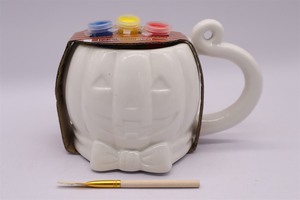 <span class=keywords><strong>Kit</strong></span> de Tazas de Cerámica Artesanal de 16oz para Pintar DIY, Set de Tazas de Café de Cerámica Biscuit con Diseño de Gato, Suministros para Halloween - Product Image 4