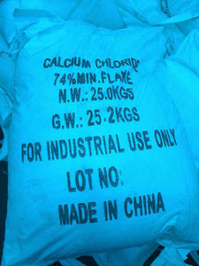 China preço de fábrica cacl2 77% 74% Cloreto De Cálcio di-hidratado pellet flocos granel neve derretendo agente estrada sal - Product Image 3