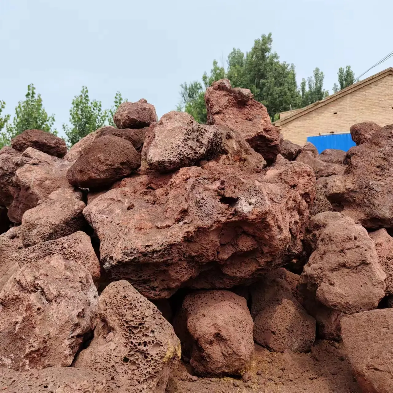Bán Buôn Màu Đỏ Lớn Basalt Lớn Đá Núi Lửa Để Bán Dung Nham Đá Đá Nham Thạch Đá Lỏng