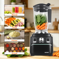6L Hoge Snelheid Commerciële Blender Nutri Tafelblender Heavy Duty Licuadora Voedselverwerker Blender Sapcentrifuge Mixer Blender