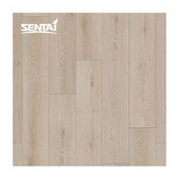 Anhui Sentai antideslizante WPC piso de vinilo interior SPC en la parte superior fabricante Panel compuesto de plástico con revestimiento UV para el aula