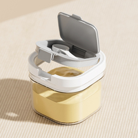 WANUO Contenedor Hermético para Almacenamiento de Fórmula de 800ml/1300ml/1800ml, Contenedor de Leche en Polvo Libre de BPA con Cuchara