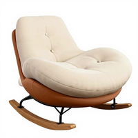 Canapé pouf pingouin moderne imperméable en cuir PU, une place, confort moelleux, housse amovible, pour salon et chambre, luxe décontracté