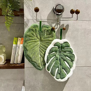Paño de Cocina Bordado con Dibujos Animados, Diseño con Asa para Colgar, Hecho de Microfibra de Coral, Antimicrobiano y Ecológico - Product Image 6