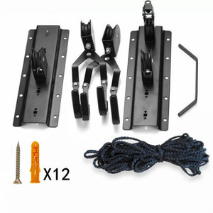<span class=keywords><strong>Colgador</strong></span> de pared de bicicleta, venta al por mayor, elevador de almacenamiento de montaje en <span class=keywords><strong>techo</strong></span> de garaje, bicicletas plegables, suspensión colgante de <span class=keywords><strong>techo</strong></span>, portabicicletas para camión - Product Image 2