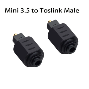 Mini Adaptador Óptico de <span class=keywords><strong>Audio</strong></span>, Conector <span class=keywords><strong>Hembra</strong></span> de 3.5mm <span class=keywords><strong>a</strong></span> Conector Macho Digital Toslink para Amplificador, <span class=keywords><strong>Cable</strong></span> de <span class=keywords><strong>Audio</strong></span> Óptico - Product Image 1