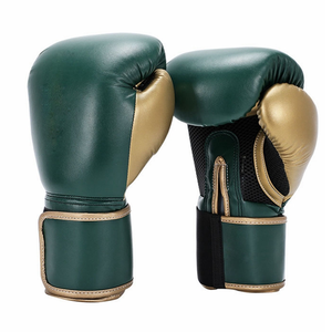 Guantes de boxeo MMA hechos a medida Medio dedo con cordones Color de piel Muñeca teñida Lisa Altamente duradero PU + PE de gama alta - Product Image 1