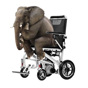 Carrozzina Elettrica per Adulti in Alluminio con Telecomando, Pieghevole, Leggera e Portatile da Viaggio, Ultra Leggera ed Economica - Product Image 2