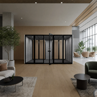 Cabine acoustique modulaire préfabriquée insonorisée et mobile pour conférences, idéale pour hôtels, salons, écoles et bureaux commerciaux