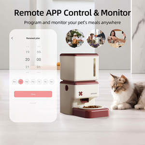 Distributeur automatique de nourriture pour animaux de compagnie, batterie rechargeable de 3,5 L, commande par application, pour chiens et chats, machine d'alimentation intelligente détachable - Product Image 4