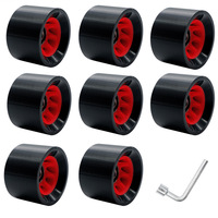 Roues de patins à roulettes quad 58*39MM, accessoires pour patins de vitesse, roues 95A, quatre roues en PU