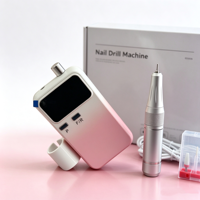 Machine à ongles électrique professionnelle rechargeable haute puissance avec moteur sans balais 35000 tr/min pour le nail art