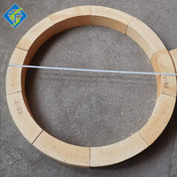 Brique de chamotte réfractaire à haute densité de vente chaude briques de cercle en forme d'arc