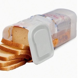 Boîte de conservation classique en plastique sans BPA grande capacité avec couvercle pour pain, sandwichs et toasts – Idéale pour les voyages et la rentrée scolaire – Cuisine - Product Image 6