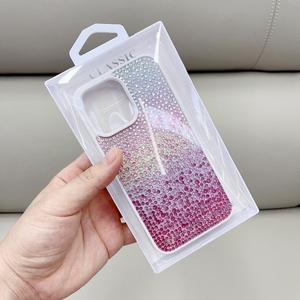 Bling Bling kim cương Gradient hai lớp khó khăn TPU Matte da cảm thấy giải nén kem keo điện thoại di động trường hợp - Product Image 5