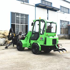 1.5 Ton di trasmissione idraulica 4 ruote motrici Mini Farm trattore piccolo Front-End gommata di dimensioni compatte con prezzo confortevole - Product Image 5