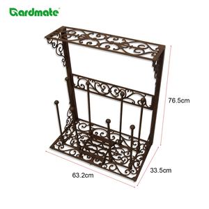 <span class=keywords><strong>Porte</strong></span>-chaussures en fonte, étagère à chaussures autoportante pour la maison, le <span class=keywords><strong>jardin</strong></span>, la cour, les entrées, étagère de rangement à chaussures en métal - Product Image 5