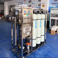 Système de filtration d'eau par osmose inverse commercial 500LPH en acier inoxydable certifié ISO CE pour hôtels et restaurants, auto-nettoyant, faible consommation d'eau usée, OEM