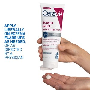 Crème hydratante pour soulager l'eczéma à 100 %, 8 oz, avec de la farine d'avoine colloïdale et du beurre de karité pour les peaux sèches et irritées du corps - Product Image 6