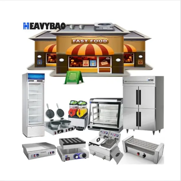Heavybao أجهزة مطبخ تجارية الغذاء الطبخ معدات لمطعم الأجهزة معدات مطبخ الفندق