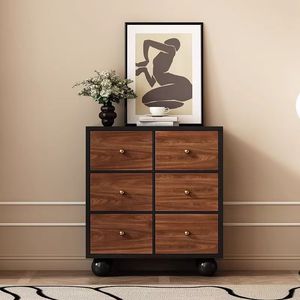 Solid Wood Chest Of Drawers 900mm+ Storage Bedroom Cabinet <b>Sideboard</b> Simple Style - Product Image 3