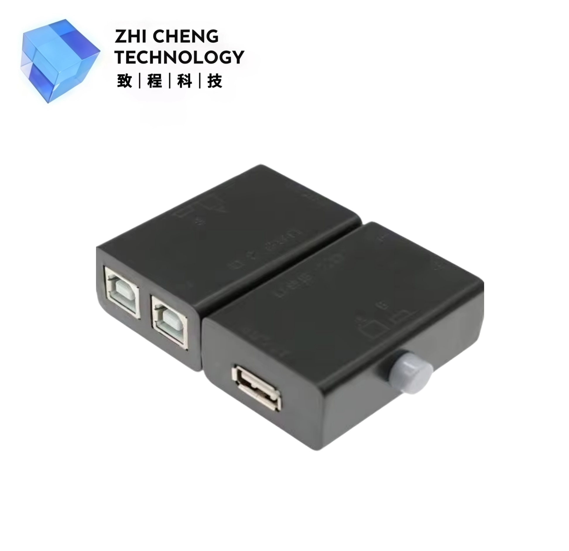 USB 2-в-1 кВМ коммутатор концентратор преобразователь 2-портовый принтер совместное устройство для струйных принтеров УФ/растворителей