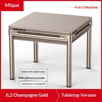 Machine à Mahjong Entièrement Automatique, Table à Manger et Table de Mahjong Électrique à Quatre Joueurs pour la Maison, Vente en Gros