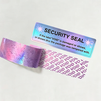 Autocollants de garantie de sécurité Jinyu anti-effraction avec logo, imprimés sur mesure, étiquettes holographiques anti-effraction