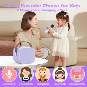 Haut-parleur avec micro sans fil, petit microphone Bluetooth, système audio portable, karaoké, mini microphone pour enfants - Product Image 3