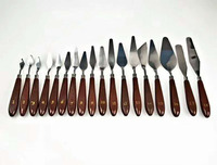 Fournitures d'art Xinbowen : 18 types de spatules de peinture à l'huile de qualité supérieure