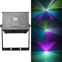 Projecteur laser AOPU étanche couleur pleine 20W, lumière laser DJ extérieure, animation laser pour scène, discothèque, mariage