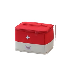 Bolsa de nailon de moda para almacenamiento de medicamentos de viaje transfronterizo, bolsa médica doméstica portátil resistente al agua para primeros auxilios y epidemias - Product Image 4