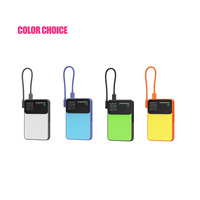 Chargeur sans fil magnétique portable 10000mAh, batterie externe avec câble intégré, charge rapide 20W, sortie Type-C, écran LED coloré