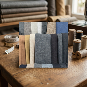Stock Fabrics: 60% Wool Blend Melton Solids Woven <b>for</b> Winter 500~600gsm 58/60" - Product Image 3