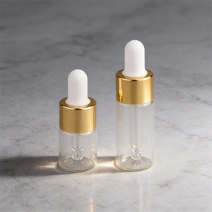 Stock 1ml 2ml 3ml 5ml <b>Mini</b> Amber Glass Dropper Bottles Dropper Small <b>Sample</b> Vials with Dropper Lid for Traveling Essential Oils - Product Image 5