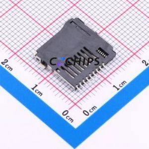 TFC6A-N1S1-2000-A SD Card / Memory Card Connector SMD Connector Self-Return Type MicroSD Card (TF Card) Card Holder 1.8mm - Product Image 2