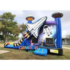 Château gonflable <span class=keywords><strong>pour</strong></span> enfants, fusée spatiale, Hupfburg, équipement de <span class=keywords><strong>location</strong></span> <span class=keywords><strong>pour</strong></span> fêtes, château gonflable commercial 100% PVC <span class=keywords><strong>pour</strong></span> événements - Product Image 4