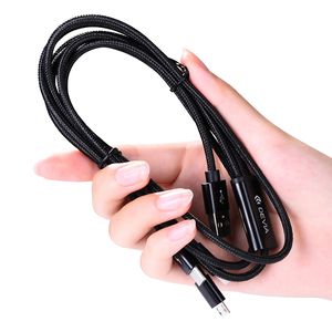 Devia nueva llegada barato precio magnético usb 3 en <span class=keywords><strong>1</strong></span> una cables micro usb <span class=keywords><strong>cable</strong></span> para teléfono móvil - Product Image 2