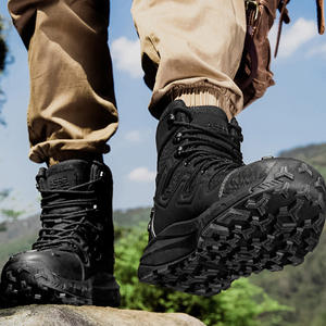 รองเท้าบูทแฟชั่นแนวยุทธวิธีสำหรับผู้ชาย, รองเท้าเดินป่ากลางแจ้งระบายอากาศได้ดีดีไซน์ใหม่ล่าสุด - Product Image 6