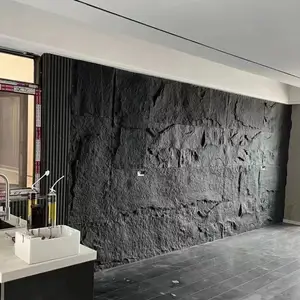 Pannello di parete di pietra flessibile con pannello di pietra per barre Ktv