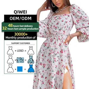 garment backless summer date dress ladies girl floral print pink casual dresses clothes women