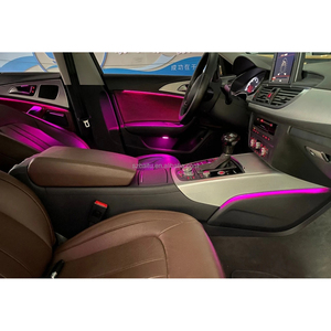 Éclairage d'ambiance intérieur de voiture pour <span class=keywords><strong>Audi</strong></span> A6 A7 C7 Upgrade Light Kit Dashboard Center Console Door Trim decorative light symphony - Product Image 1