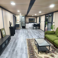 Casa Contenedor de Acero Expandible de 40 pies, 2/3 Dormitorios, Diseño Plegable, Moderna Casa Modular Prefabricada con Baño Incluido, Garantía de 5 Años