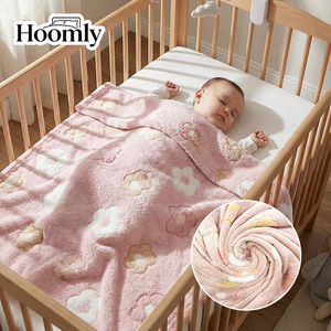 Manta de Franela con Diseño Floral de Hoomly, 150x180cm, Cómoda para el Hogar, la Cama y Noches de Cine - Product Image 2