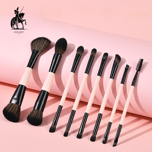 Pinceles <span class=keywords><strong>De</strong></span> Maquillaje Vegan Hot Double Hair Pink, juego <span class=keywords><strong>De</strong></span> Pinceles <span class=keywords><strong>De</strong></span> Maquillaje <span class=keywords><strong>De</strong></span> Pelo Sintético <span class=keywords><strong>De</strong></span> Etiqueta Privada, <span class=keywords><strong>Brochas</strong></span> <span class=keywords><strong>De</strong></span> Maquillaje, 8 Uds. - Product Image 1