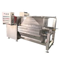 Mélangeur horizontal pour poudres à haute viscosité, idéal pour la boulangerie, les moulins à farine, la concentration de sauces, et la préparation d'aliments pour animaux, en acier inoxydable 304