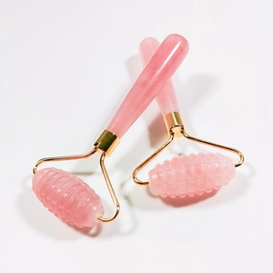 Rodillo de gran oferta de fábrica DIY, Jade para ojos faciales y Bola de perfume de cristal brillante <span class=keywords><strong>Versace</strong></span>, rodillo de cuarzo rosa - Product Image 6